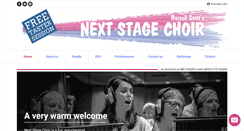 Desktop Screenshot of nextstagechoir.com